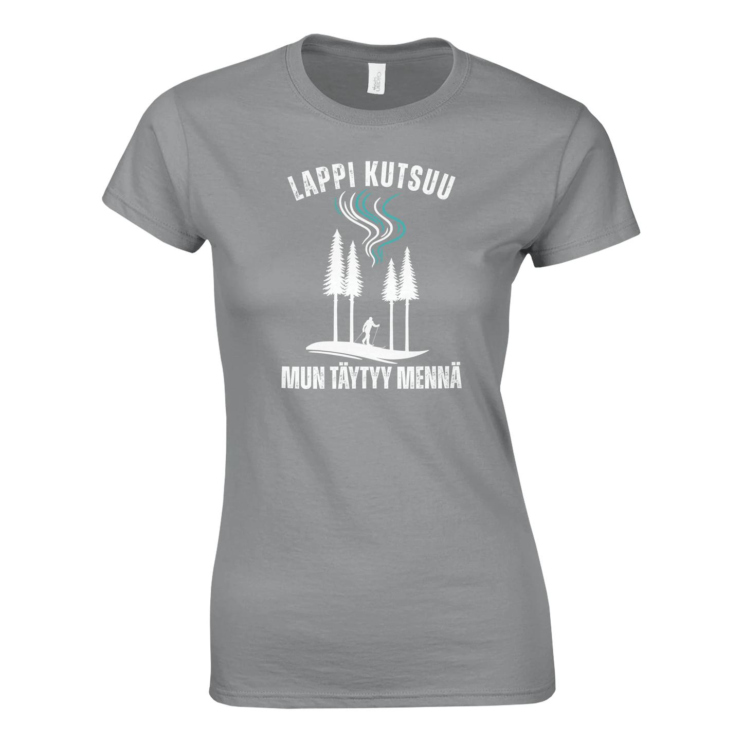 Lappi Kutsuu - Mun Täytyy Mennä - Hiihtäjä - Naisten T - paita - Mun Paita