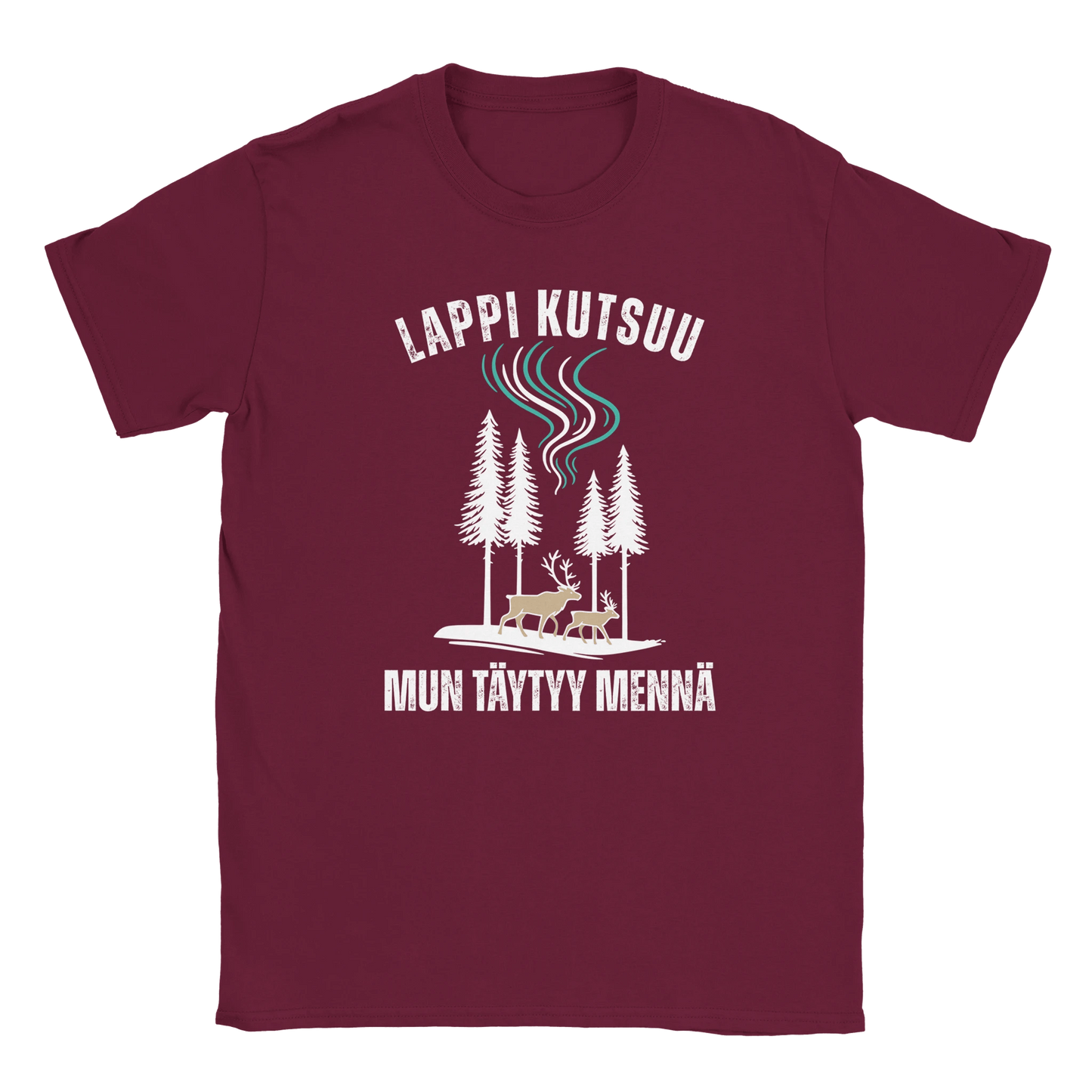 Lappi Kutsuu, Mun Täytyy Mennä - Miesten T - paita - Mun Paita