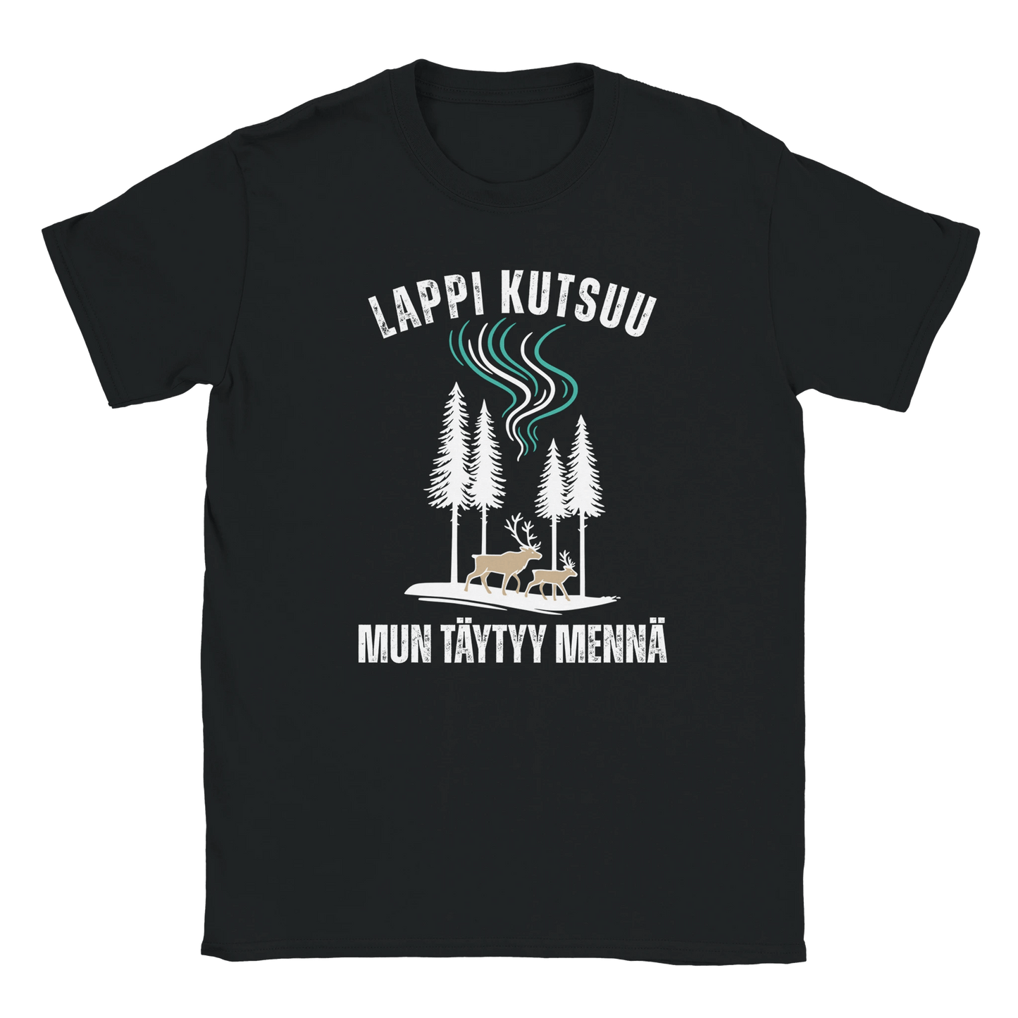 Lappi Kutsuu, Mun Täytyy Mennä - Miesten T - paita - Mun Paita
