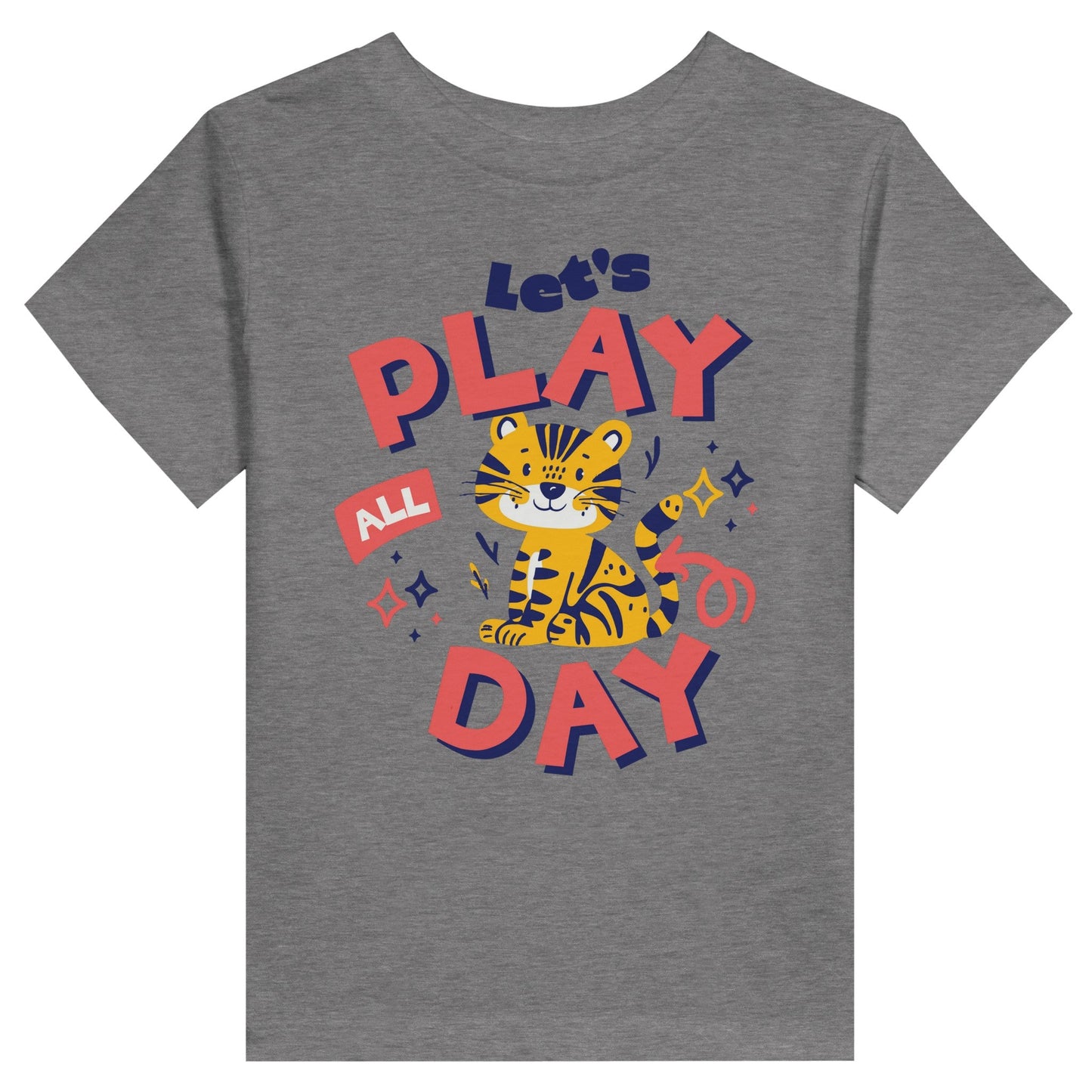 Let's Play All Day - Lasten T - paita - Mun Paita