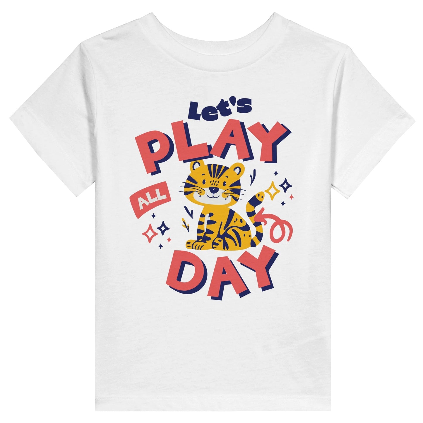 Let's Play All Day - Lasten T - paita - Mun Paita