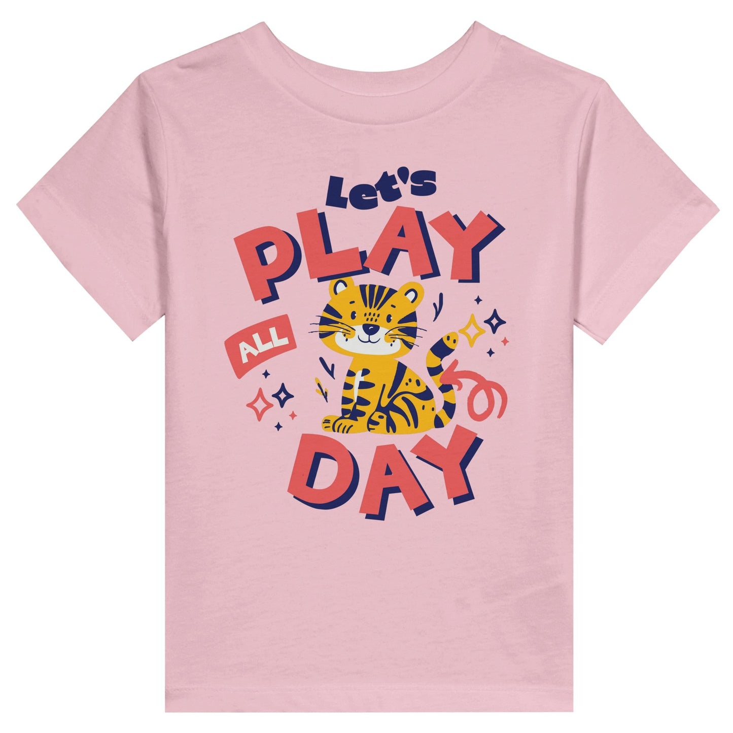 Let's Play All Day - Lasten T - paita - Mun Paita