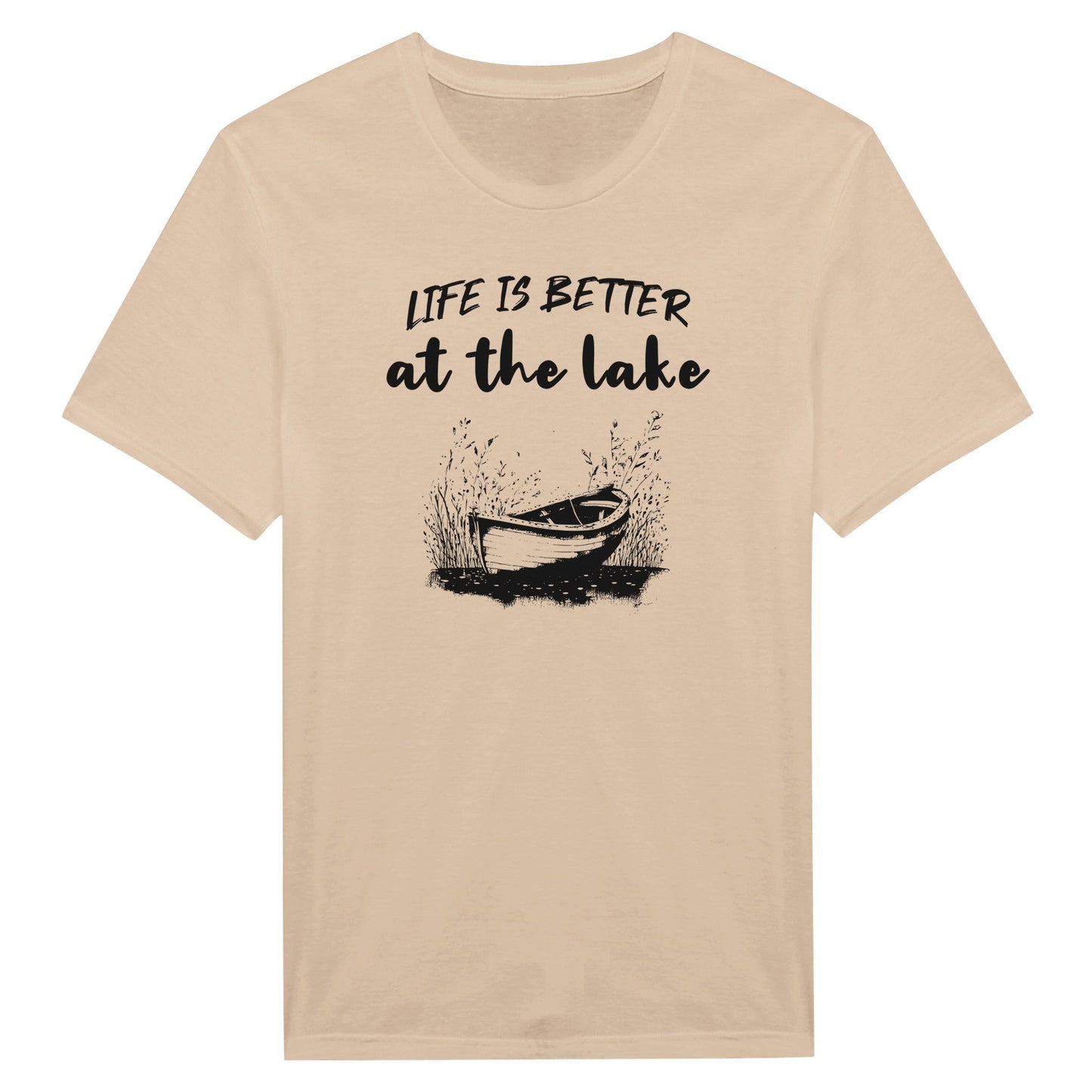 Life Is Better At The Lake - Miesten T - paita - Mun Paita