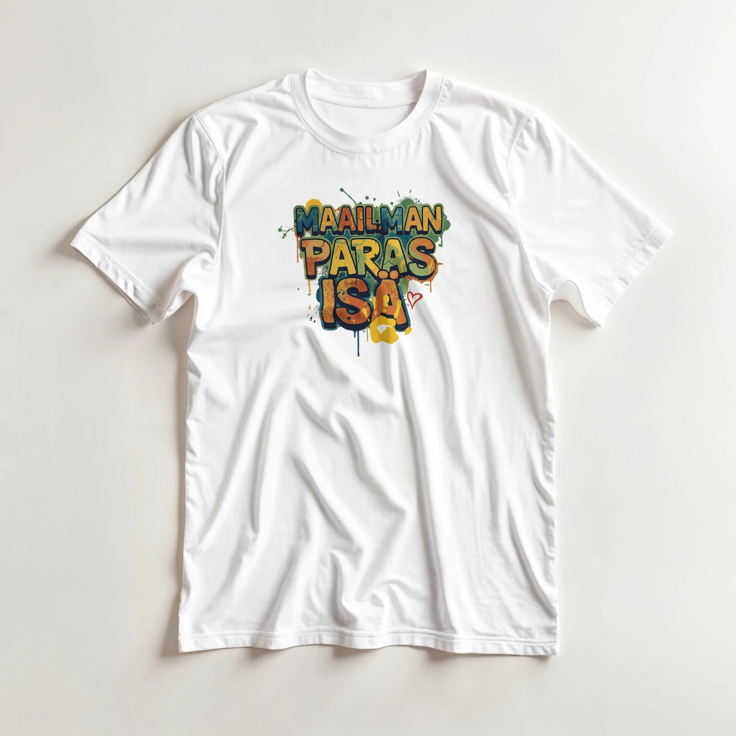 Maailman Paras Isä - 3XL - 5XL T - paita - Mun Paita