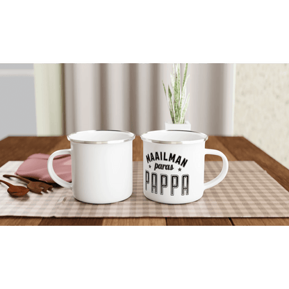 Maailman Paras Pappa - Emalimuki 3,5dl - Mun Paita