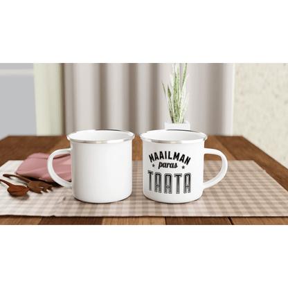 Maailman Paras Taata - Emalimuki 3,5dl - Mun Paita