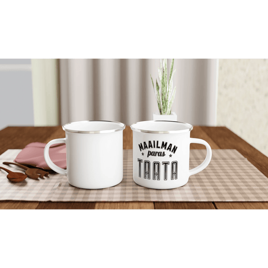 Maailman Paras Taata - Emalimuki 3,5dl - Mun Paita