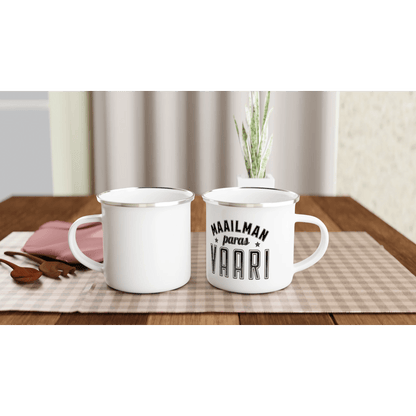 Maailman Paras Vaari - Emalimuki 3,5dl - Mun Paita