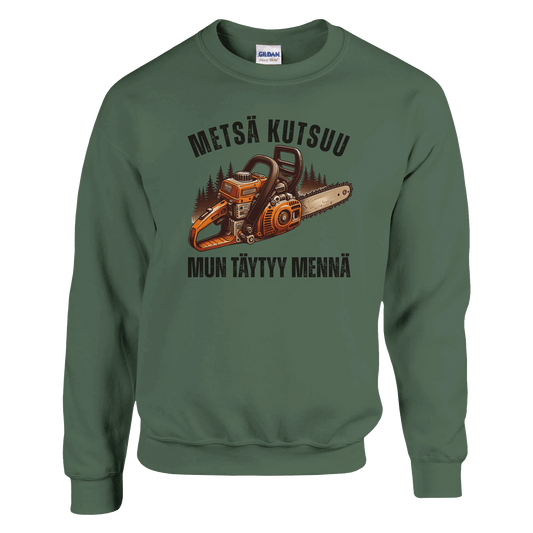 Metsä Kutsuu, Mun Täytyy Mennä - Collegepaita - Mun Paita