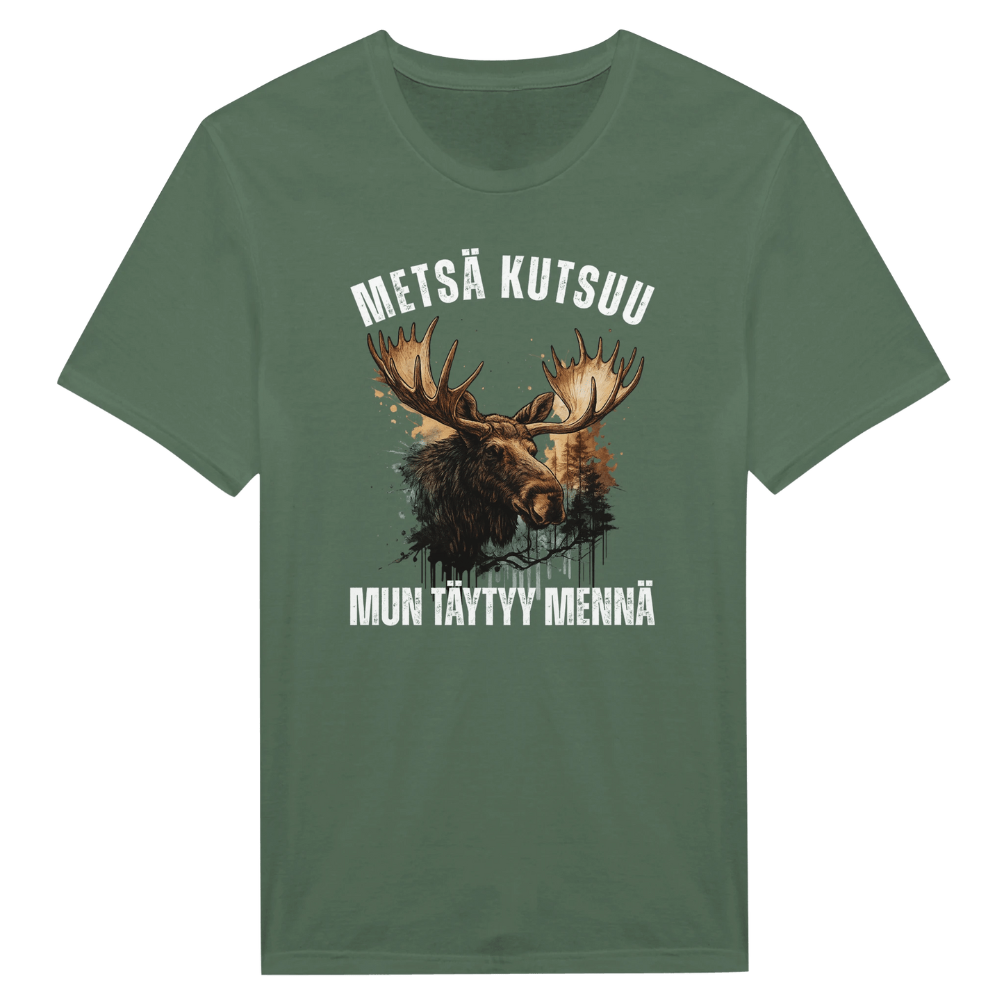 Metsä Kutsuu, Mun Täytyy Mennä - Hirvi - Miesten T - paita - Mun Paita