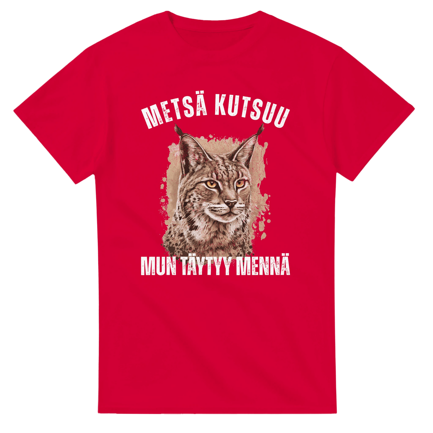 Metsä Kutsuu, Mun Täytyy Mennä - Ilves - 3XL - 5XL T - paita - Mun Paita