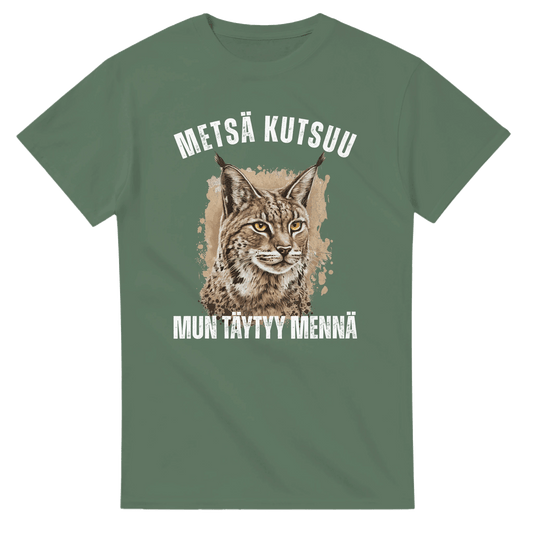 Metsä Kutsuu, Mun Täytyy Mennä - Ilves - 3XL - 5XL T - paita - Mun Paita