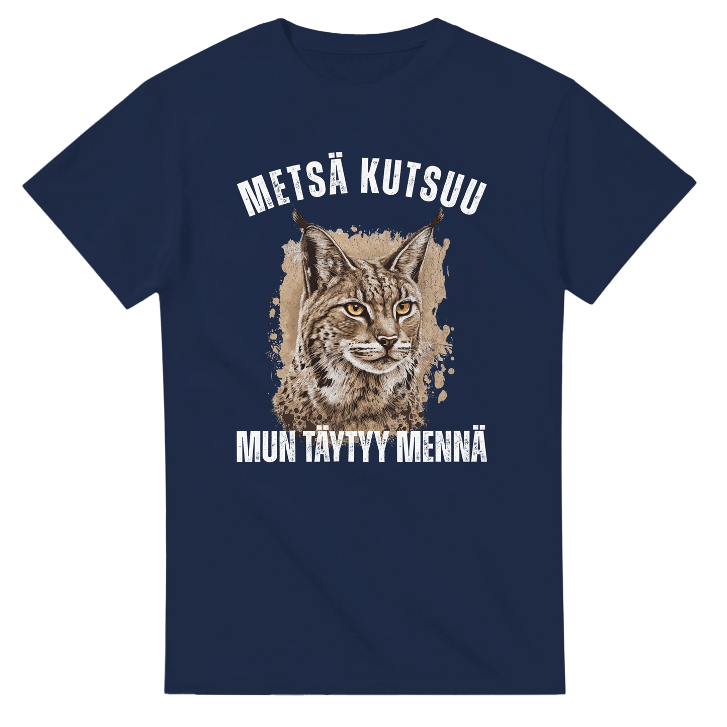 Metsä Kutsuu, Mun Täytyy Mennä - Ilves - 3XL - 5XL T - paita - Mun Paita