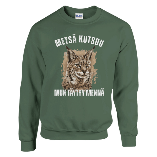 Metsä Kutsuu, Mun Täytyy Mennä - Ilves - Collegepaita - Mun Paita