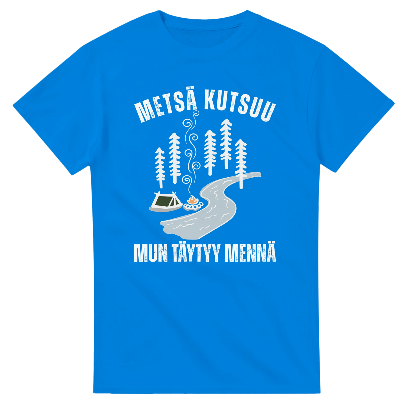 Metsä Kutsuu, Mun Täytyy Mennä - Joki - 3XL - 5XL T - paita - Mun Paita