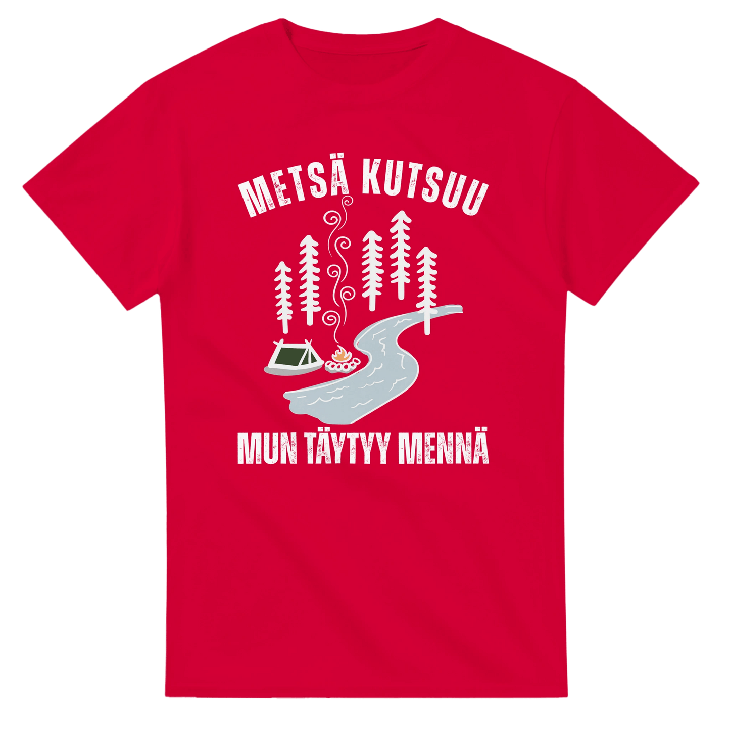 Metsä Kutsuu, Mun Täytyy Mennä - Joki - 3XL - 5XL T - paita - Mun Paita