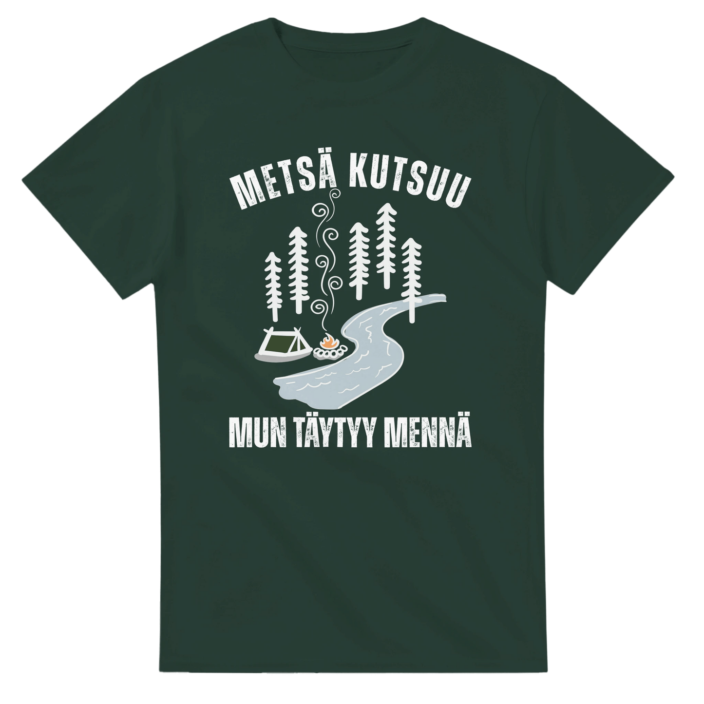 Metsä Kutsuu, Mun Täytyy Mennä - Joki - 3XL - 5XL T - paita - Mun Paita