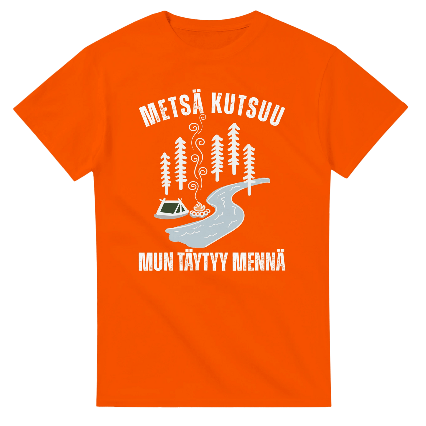 Metsä Kutsuu, Mun Täytyy Mennä - Joki - 3XL - 5XL T - paita - Mun Paita