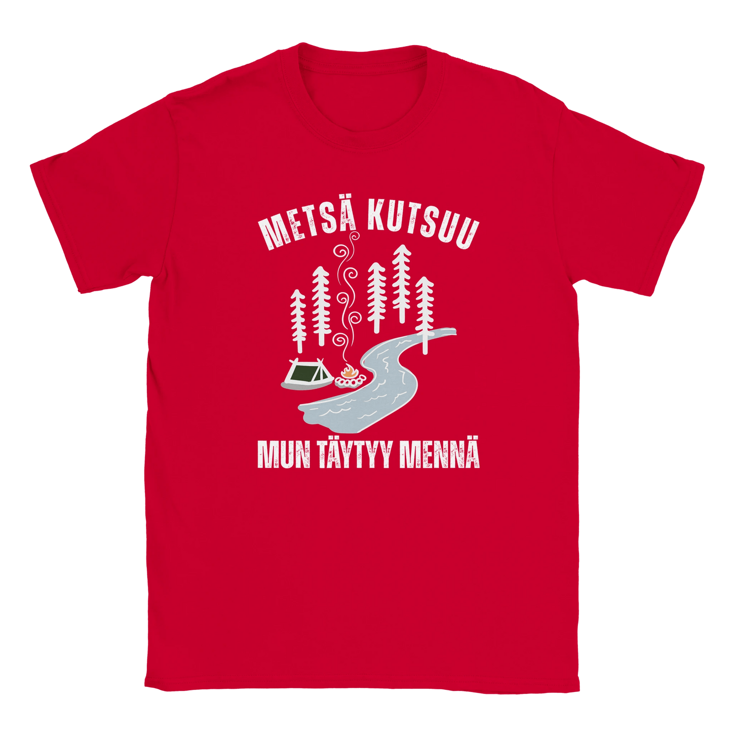 Metsä Kutsuu, Mun Täytyy Mennä - Joki - Miesten T - paita - Mun Paita