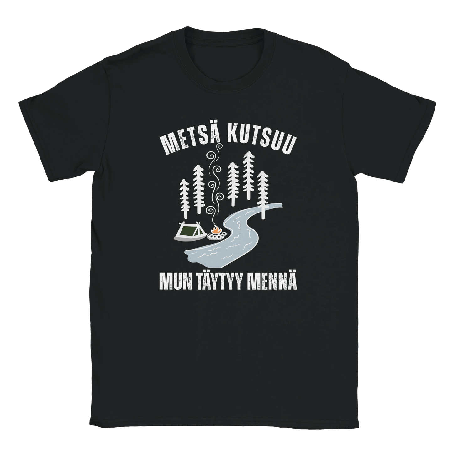 Metsä Kutsuu, Mun Täytyy Mennä - Joki - Miesten T - paita - Mun Paita