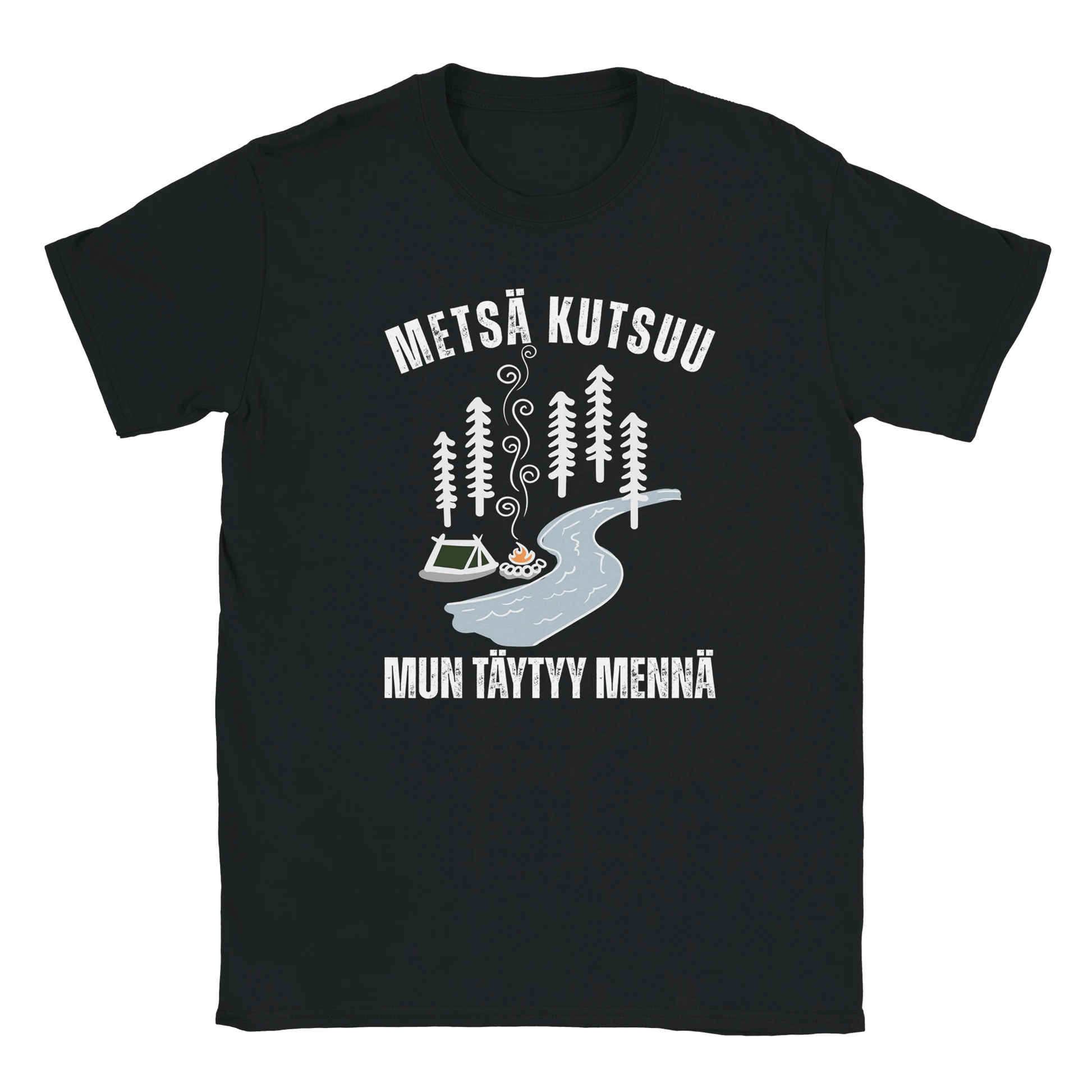 Metsä Kutsuu, Mun Täytyy Mennä - Joki - Miesten T - paita - Mun Paita