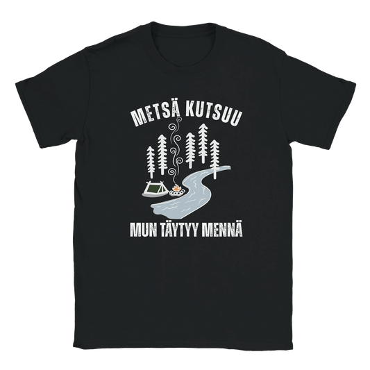 Metsä Kutsuu, Mun Täytyy Mennä - Joki - Miesten T - paita - Mun Paita
