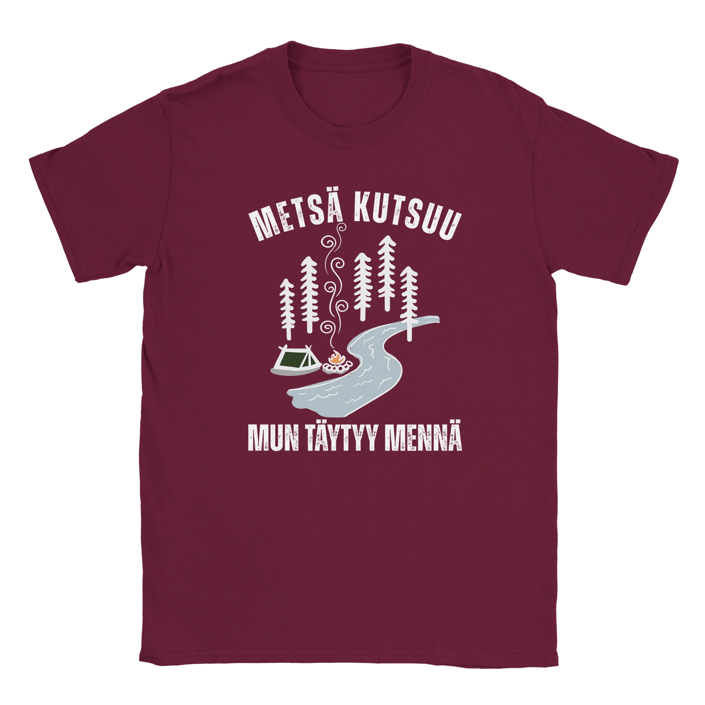 Metsä Kutsuu, Mun Täytyy Mennä - Joki - Miesten T - paita - Mun Paita