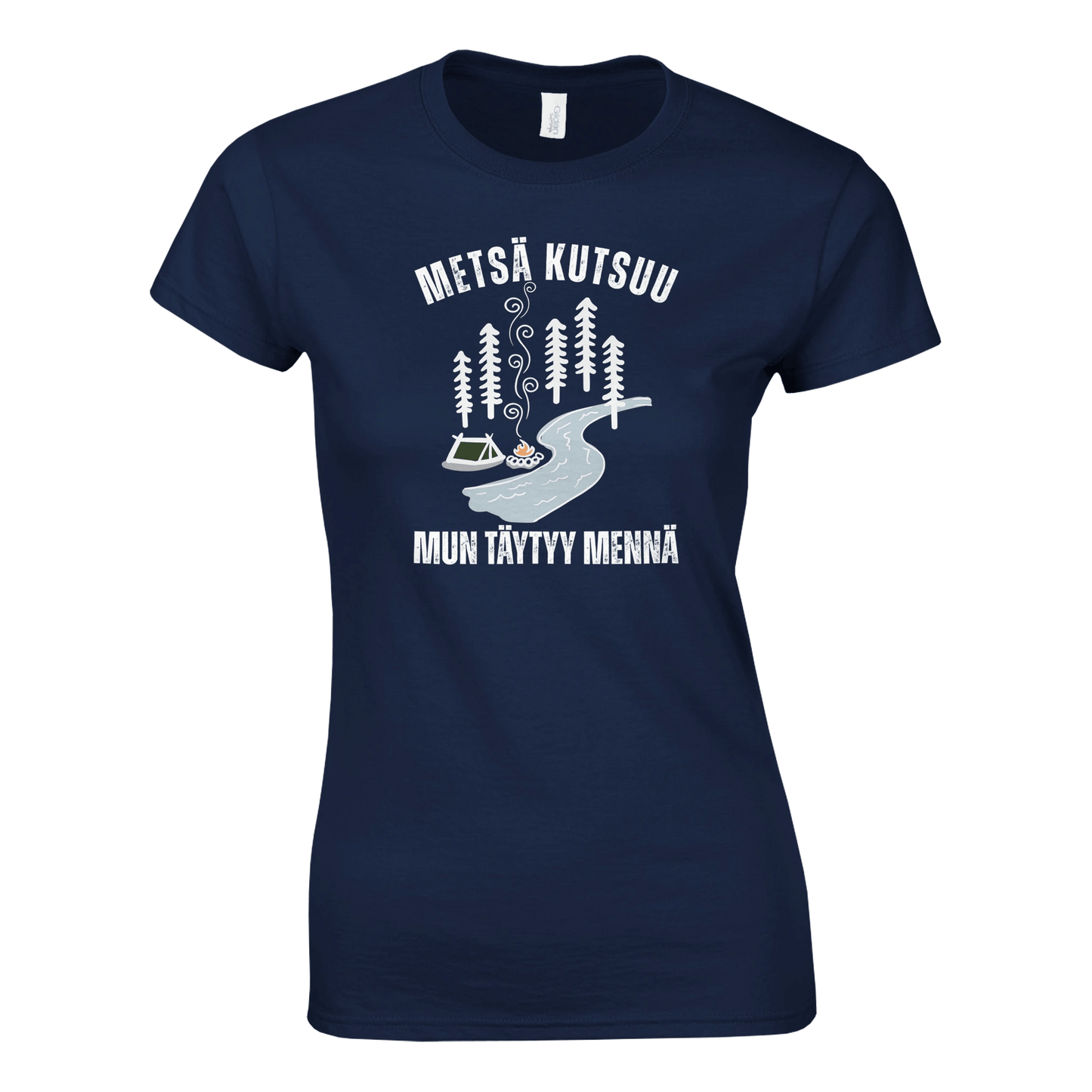 Metsä Kutsuu, Mun Täytyy Mennä - Joki - Naisten T - paita - Mun Paita