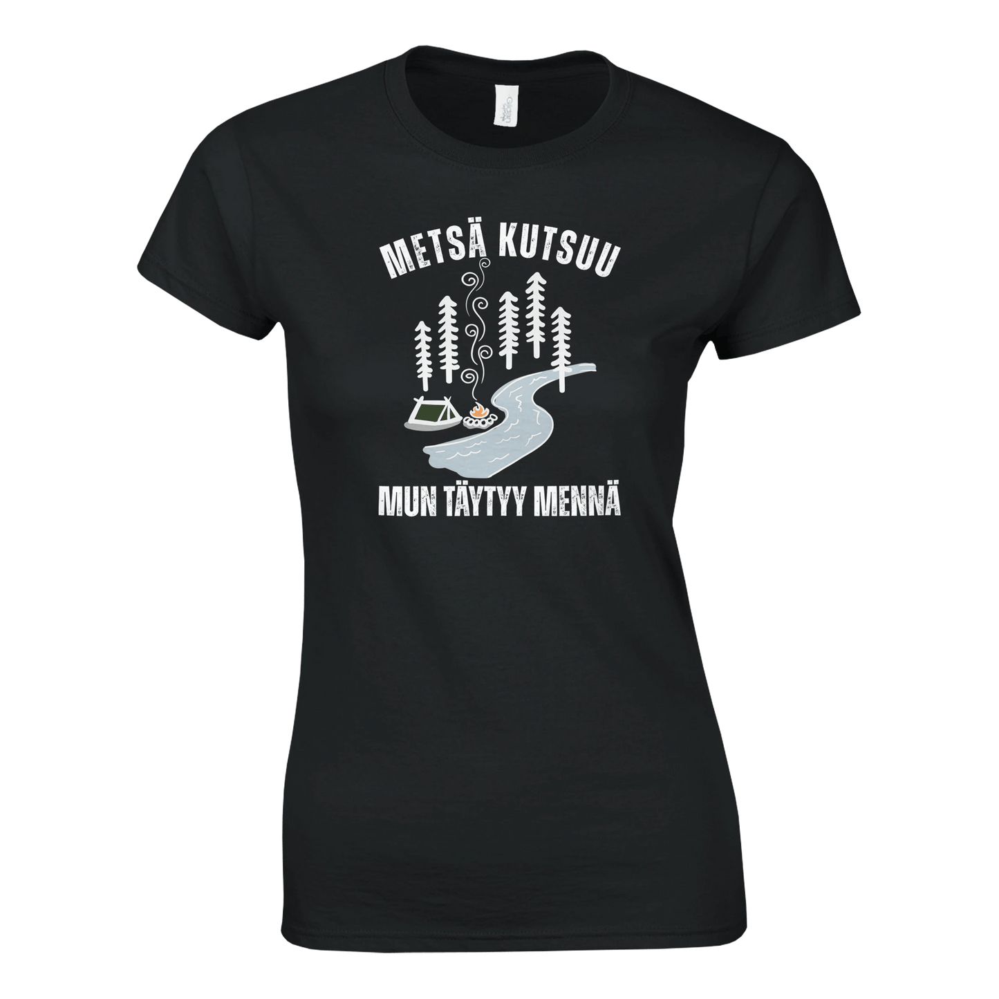 Metsä Kutsuu, Mun Täytyy Mennä - Joki - Naisten T - paita - Mun Paita