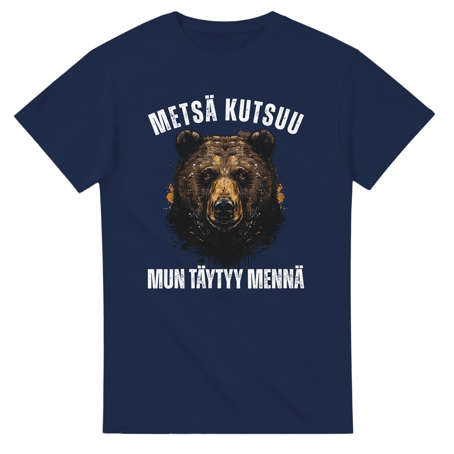 Metsä Kutsuu, Mun Täytyy Mennä - Karhu - 3XL - 5XL T - paita - Mun Paita