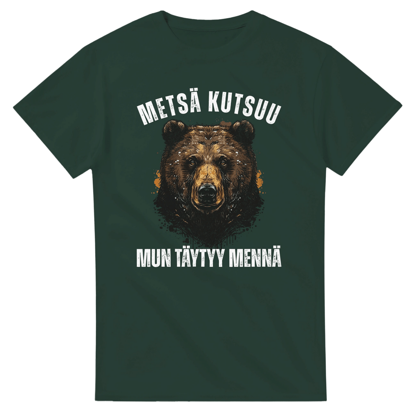 Metsä Kutsuu, Mun Täytyy Mennä - Karhu - 3XL - 5XL T - paita - Mun Paita
