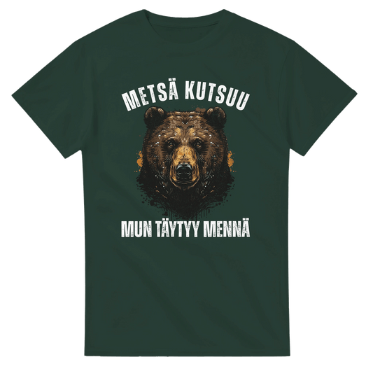 Metsä Kutsuu, Mun Täytyy Mennä - Karhu - 3XL - 5XL T - paita - Mun Paita