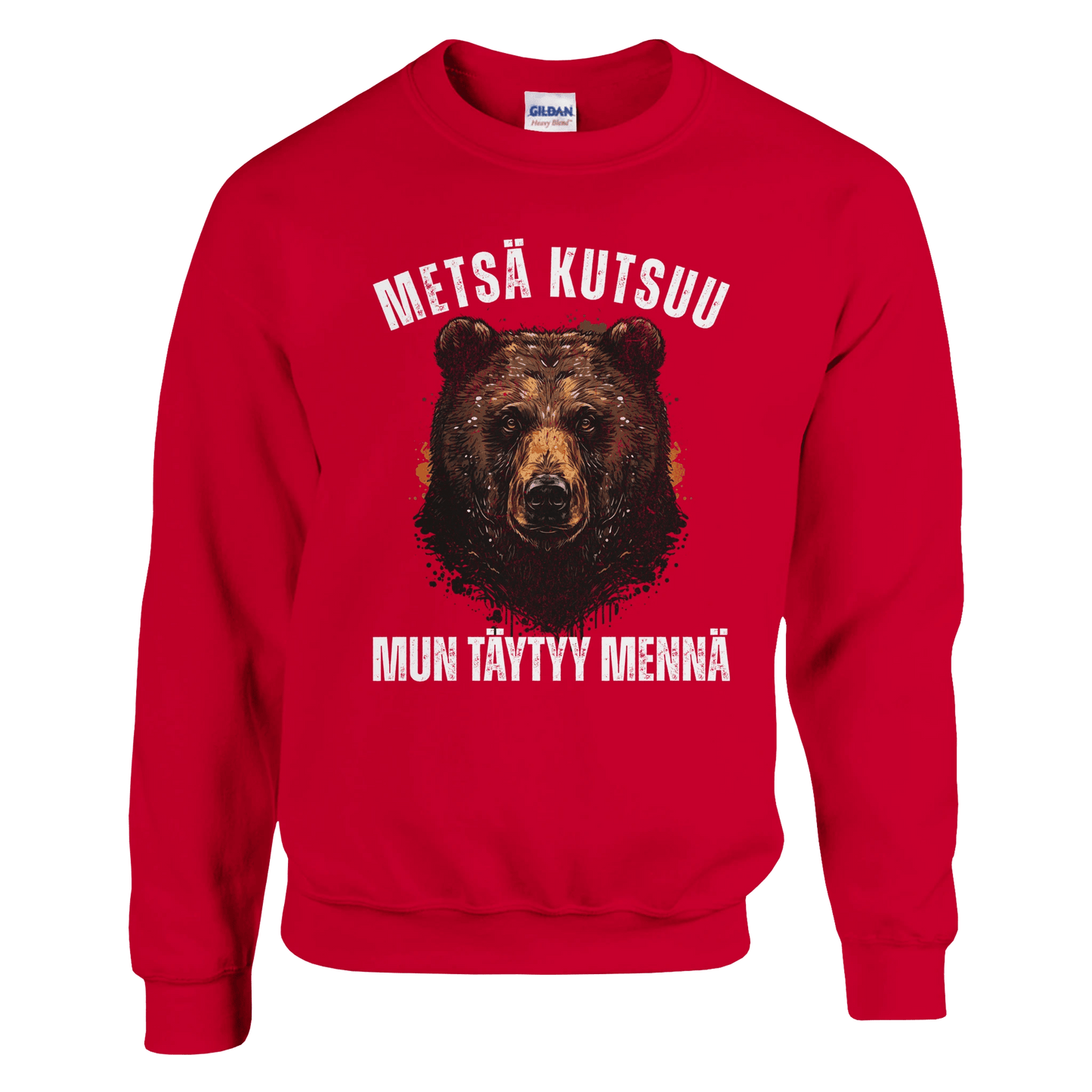 Metsä Kutsuu, Mun Täytyy Mennä - Karhu - Collegepaita - Mun Paita