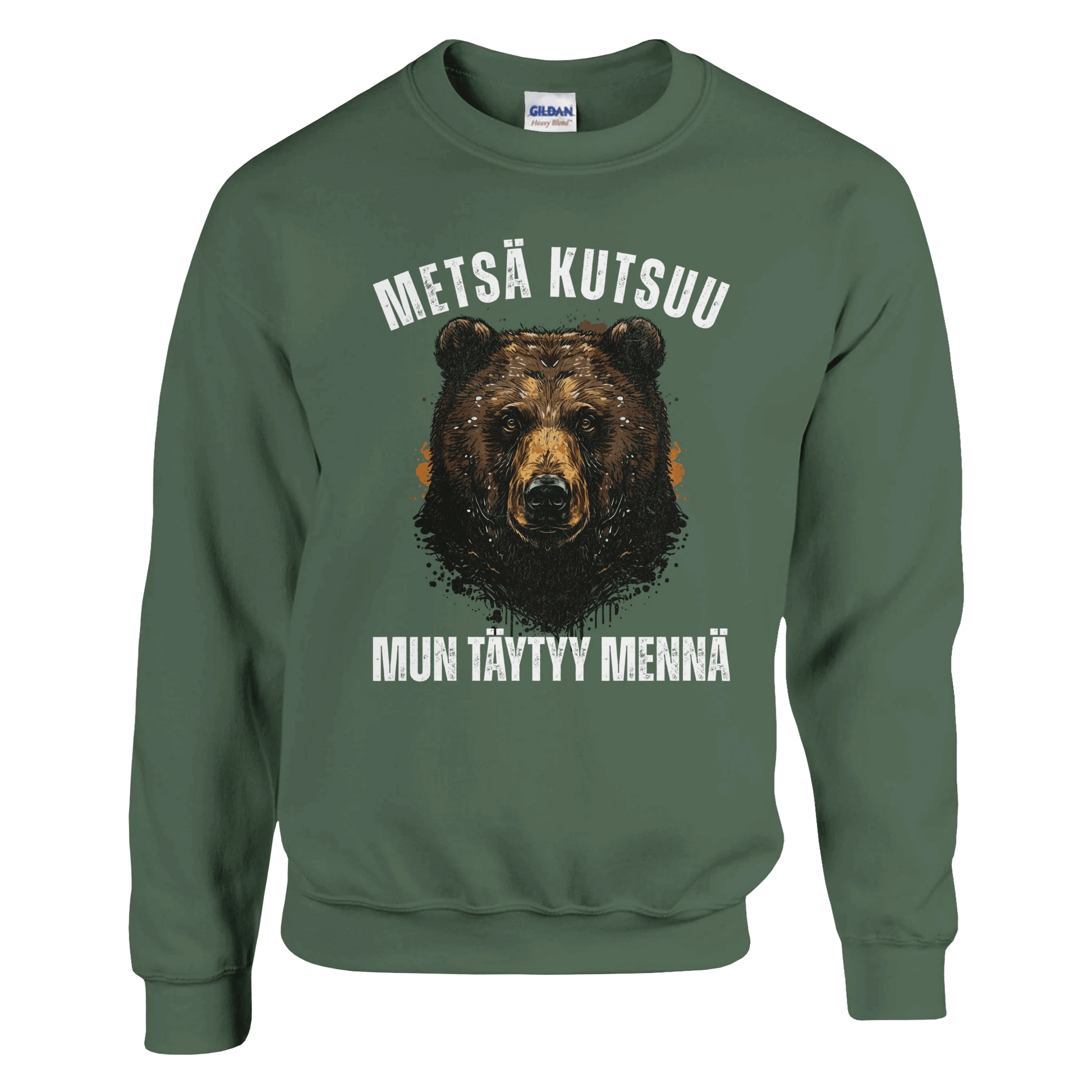 Metsä Kutsuu, Mun Täytyy Mennä - Karhu - Collegepaita - Mun Paita