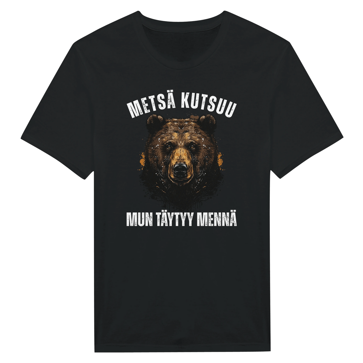 Metsä Kutsuu, Mun Täytyy Mennä - Karhu - Miesten T - paita - Mun Paita