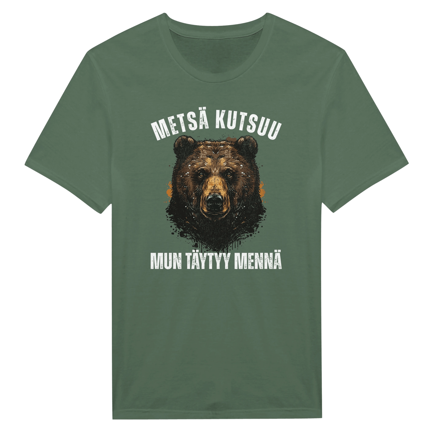 Metsä Kutsuu, Mun Täytyy Mennä - Karhu - Miesten T - paita - Mun Paita