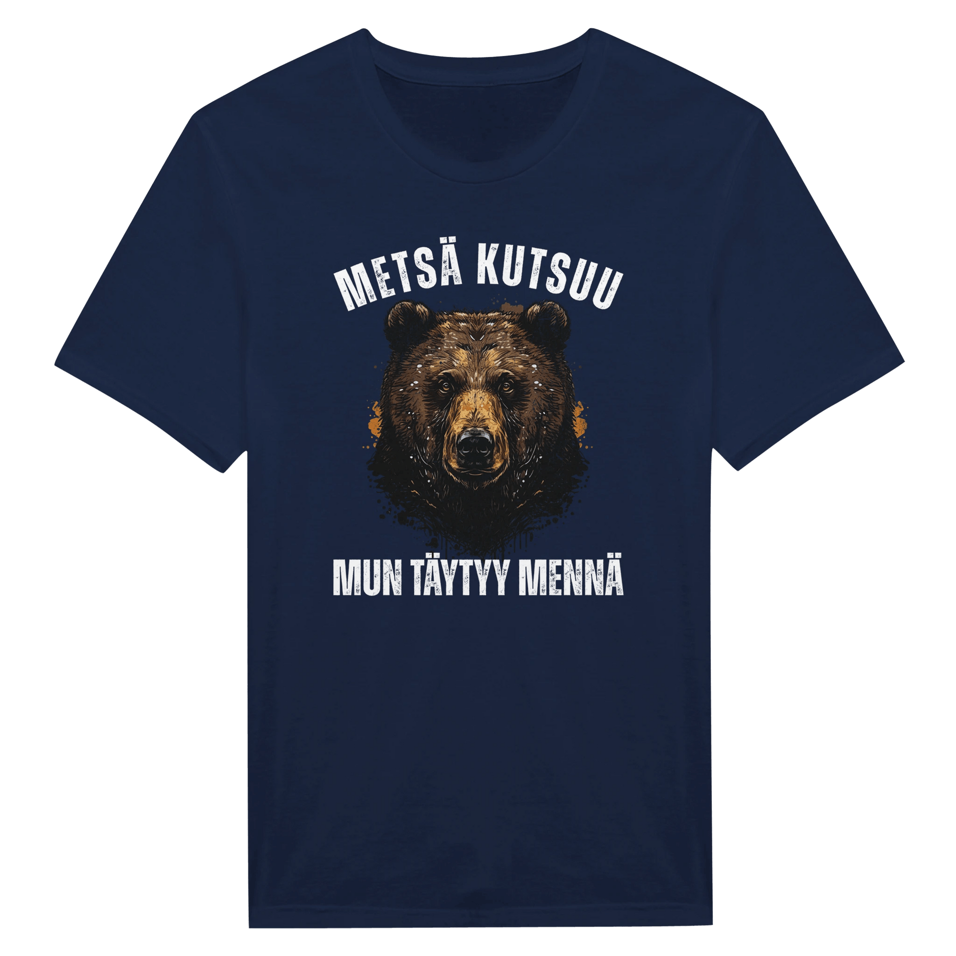 Metsä Kutsuu, Mun Täytyy Mennä - Karhu - Miesten T - paita - Mun Paita