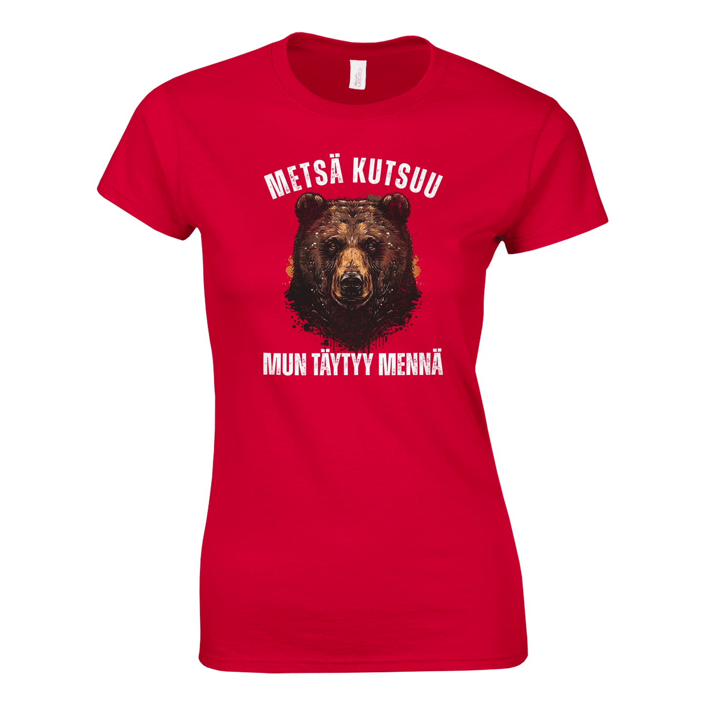 Metsä Kutsuu, Mun Täytyy Mennä - Karhu - Naisten T - paita - Mun Paita