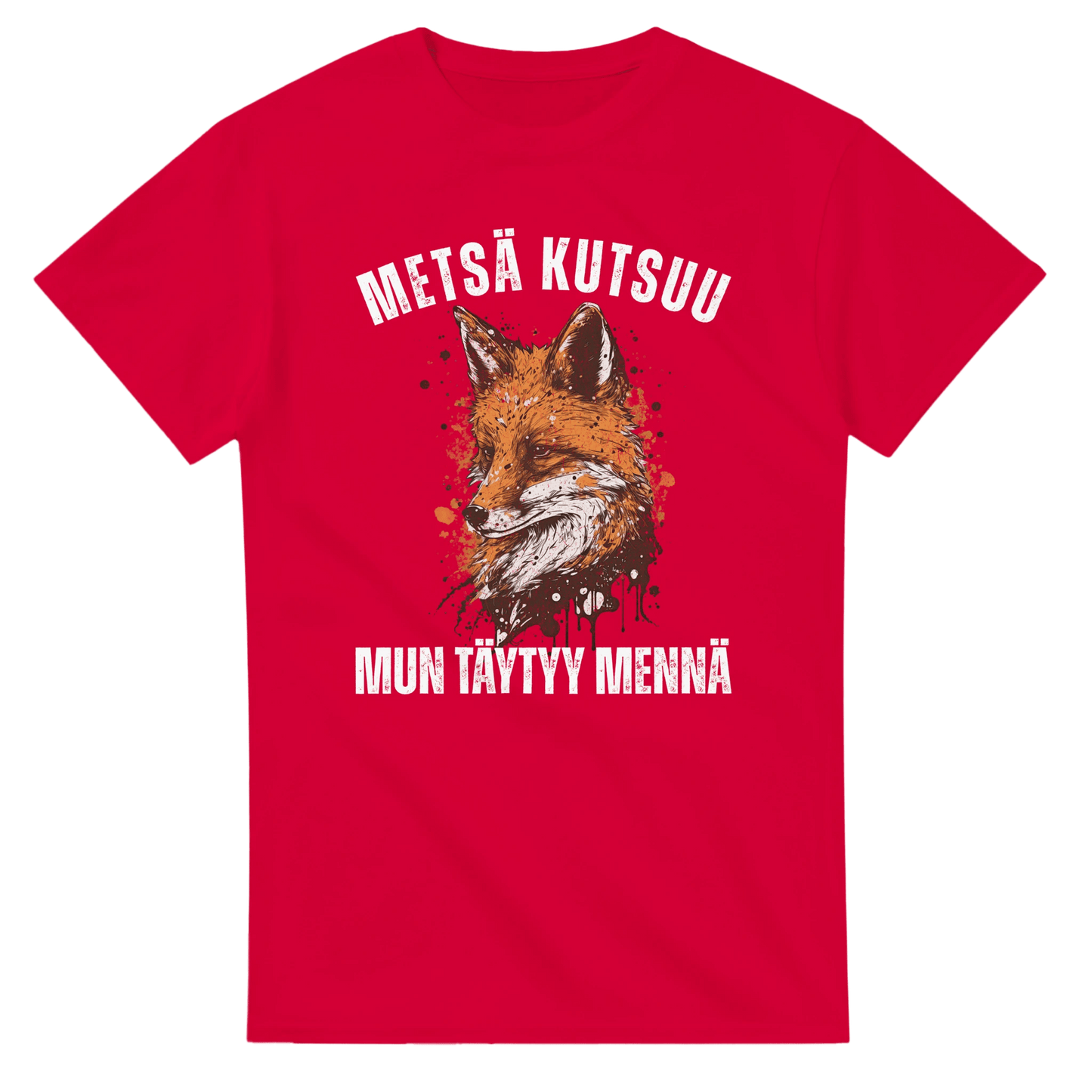 Metsä Kutsuu, Mun Täytyy Mennä - Kettu - 3XL - 5XL T - paita - Mun Paita