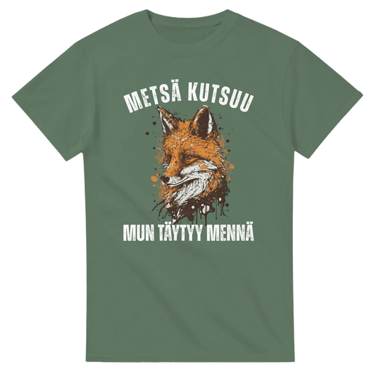 Metsä Kutsuu, Mun Täytyy Mennä - Kettu - 3XL - 5XL T - paita - Mun Paita