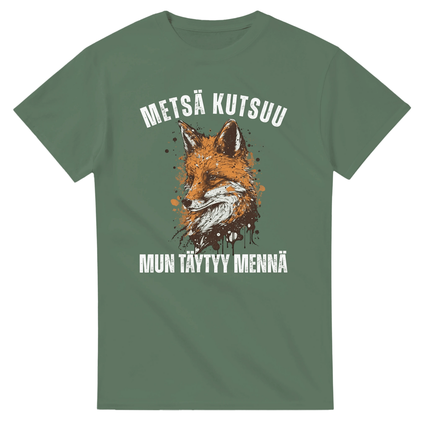 Metsä Kutsuu, Mun Täytyy Mennä - Kettu - 3XL - 5XL T - paita - Mun Paita