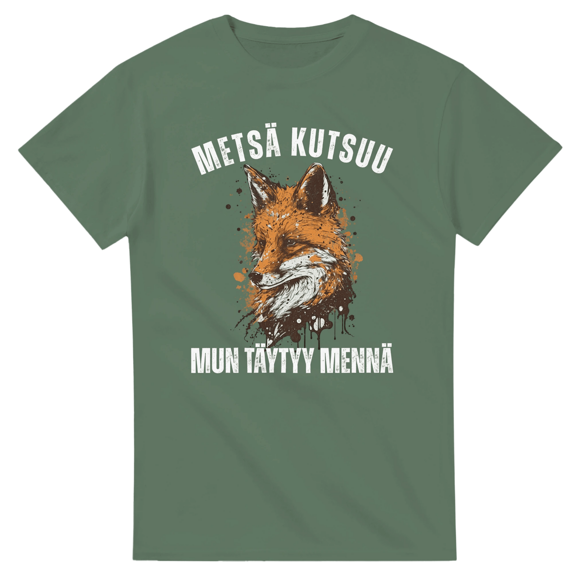 Metsä Kutsuu, Mun Täytyy Mennä - Kettu - 3XL - 5XL T - paita - Mun Paita