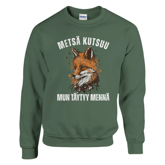 Metsä Kutsuu, Mun Täytyy Mennä - Kettu - Collegepaita - Mun Paita