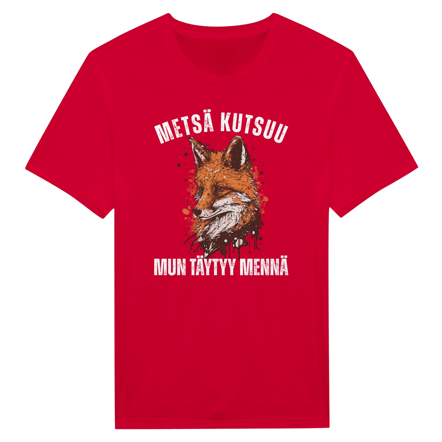 Metsä Kutsuu, Mun Täytyy Mennä - Kettu - Miesten T - paita - Mun Paita