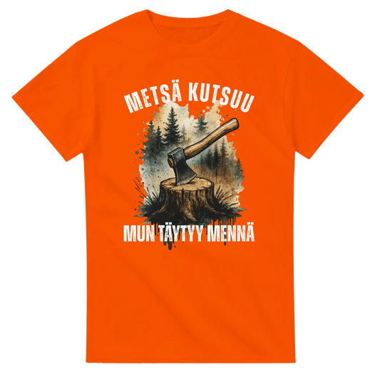 Metsä Kutsuu, Mun Täytyy Mennä - Kirves - 3XL - 5XL T - paita - Mun Paita