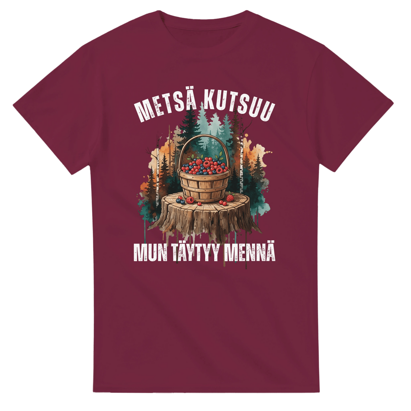 Metsä Kutsuu, Mun Täytyy Mennä - Marjat - 3XL - 5XL T - paita - Mun Paita