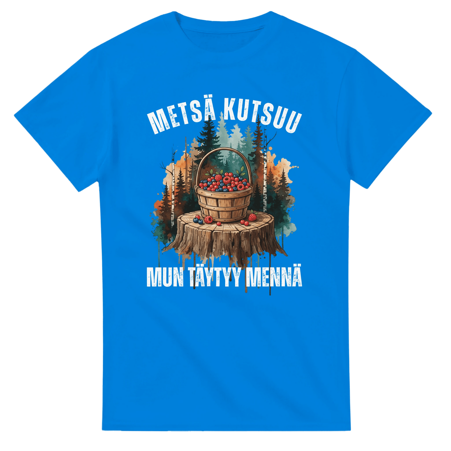 Metsä Kutsuu, Mun Täytyy Mennä - Marjat - 3XL - 5XL T - paita - Mun Paita