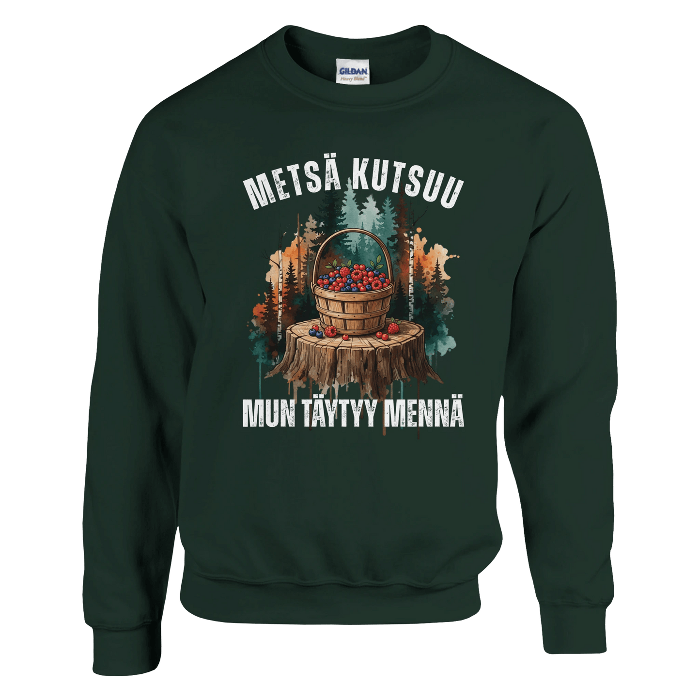 Metsä Kutsuu, Mun Täytyy Mennä - Marjat - Collegepaita - Mun Paita