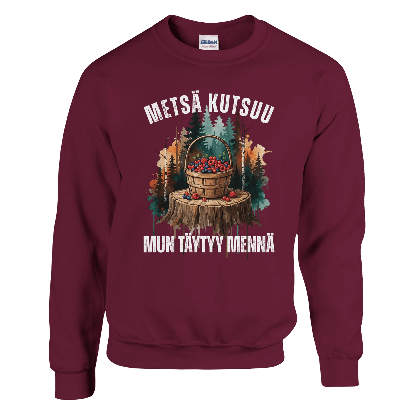 Metsä Kutsuu, Mun Täytyy Mennä - Marjat - Collegepaita - Mun Paita