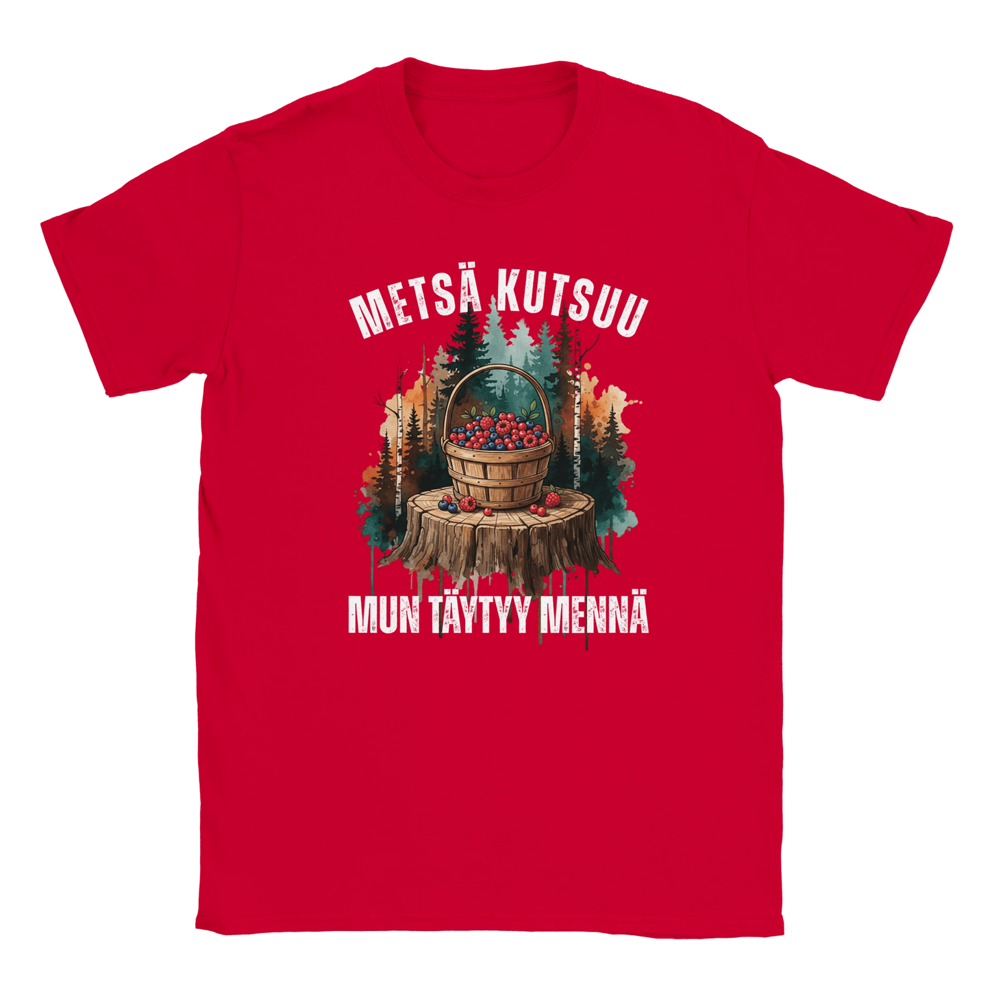 Metsä Kutsuu, Mun Täytyy Mennä - Marjat - Miesten T - paita - Mun Paita